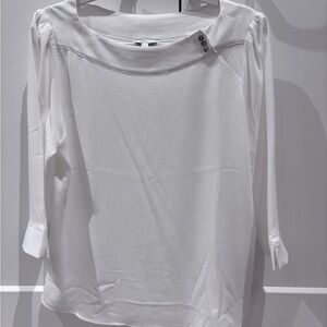 Reitmans White Blouse with Button Detail